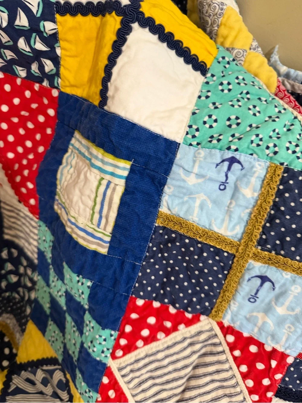 Hand Made Nautical Quilt